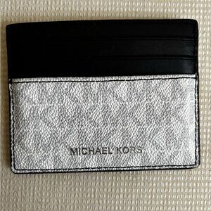 Michael Kors Two-Tone Card Holder